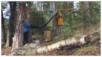 Pressun levitys (copyright YLE/videokuvaa)